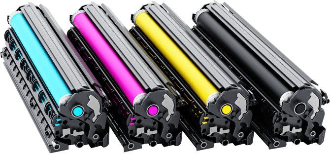 printer cartridges different colors