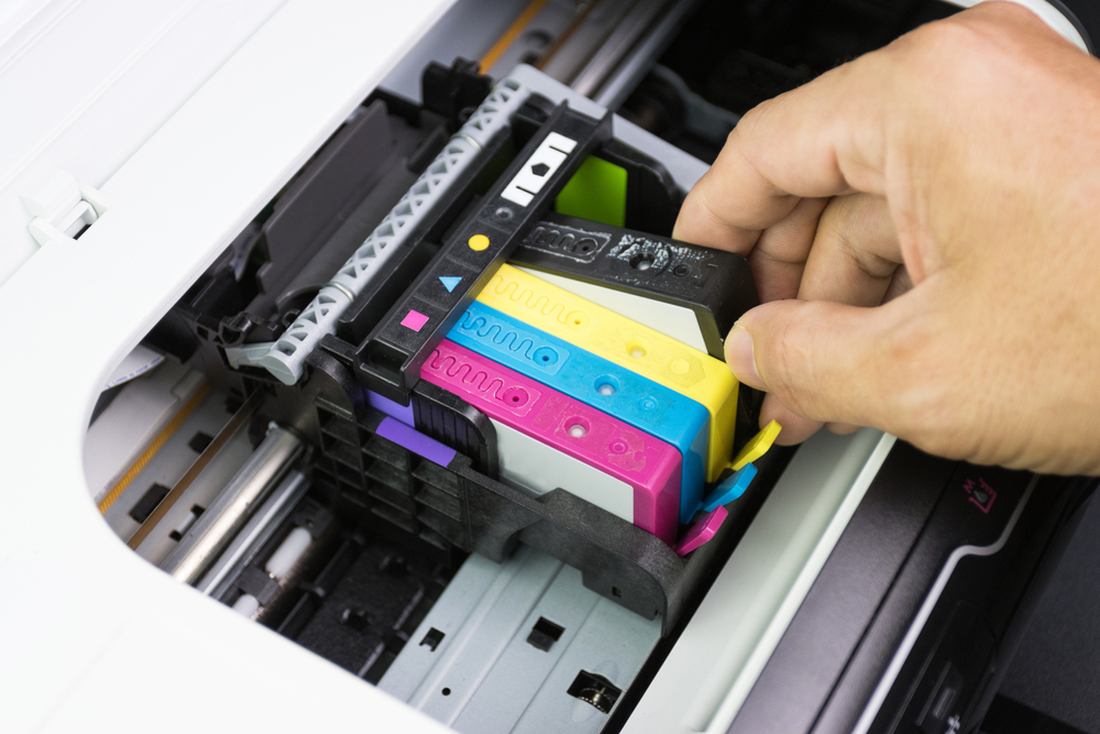 replacing ink cartridge